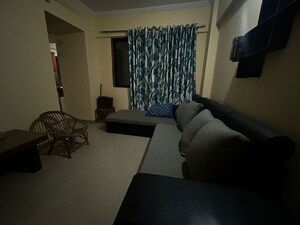 Living Room in 1 BHK Apartment at Puranik Hometown, Ghodbunder Road – for Rent