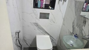 Bathroom in 2.5 BHK Apartment at Dadar West – for Rent
