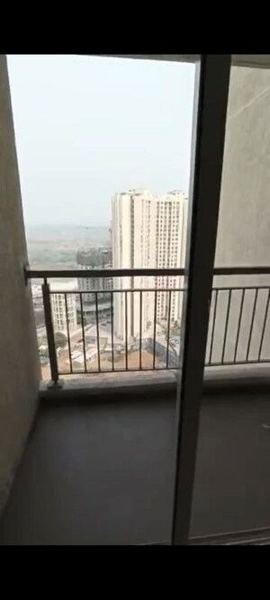 Balcony in 3 BHK Apartment at Godrej Emerald, Ghodbunder Road – for Rent