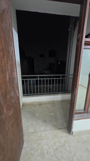 Balcony in 1 BHK Builder Floor at Freedom Fighters Enclave – for Rent