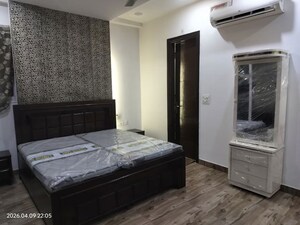 Bedroom in 3 BHK Builder Floor at Sushant Lok I – for Rent