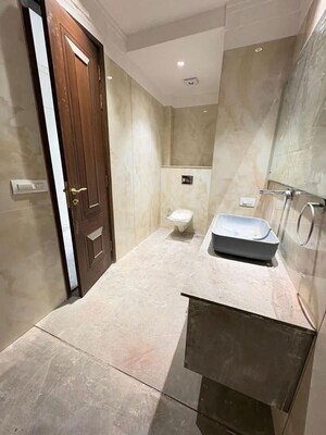Bathroom in 3 BHK Apartment at Saket – for Rent