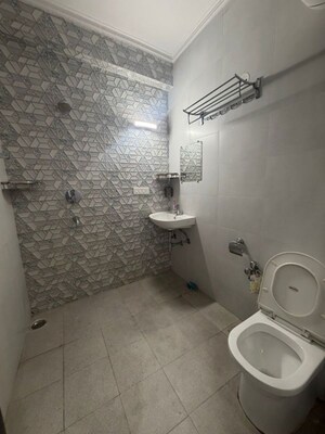 Bathroom in 2 BHK Builder Floor at Bharat Residency Gurgaon, Sector 15 – for Rent