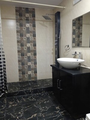 Bathroom in 3 BHK Apartment at Greater Kailash ii – for Rent