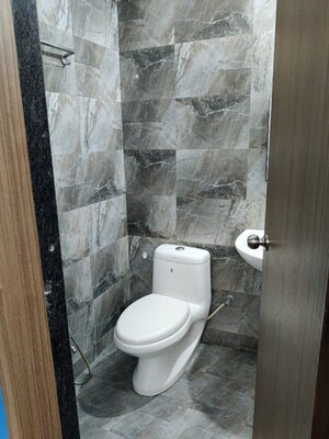 Bathroom in 3 BHK Apartment at Adi Skyline Apartments, Wakad – for Rent