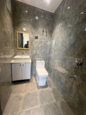 Bathroom in 3 BHK Builder Floor at Luxury Villa, Sector 30 – for Rent