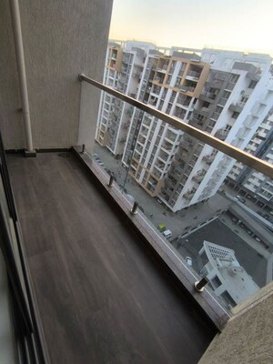 Balcony in 3 BHK Apartment at Shaligram Sky, Ravet – for Rent