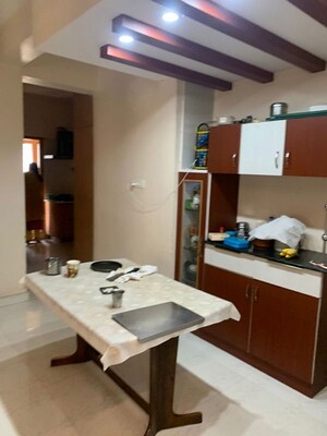 Dining area in 3 BHK Apartment at Meghana Paradise, Cv Raman Nagar – for Rent