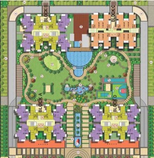 Master Plan in 2 BHK Apartment at Emenox La Solara, Sector 16 Greater Noida – for Sale