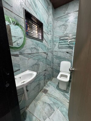 Bathroom in 1 BHK Villa at Chitrapuri Colony, Manikonda – for Rent