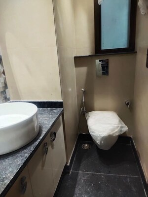Bathroom in 3 BHK Builder Floor at Kailash Hills – for Rent