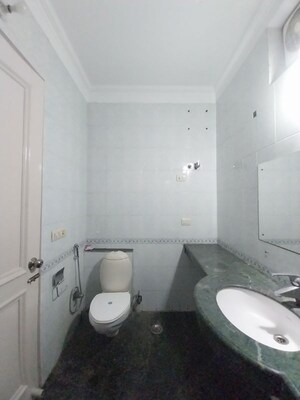 Bathroom in 3 BHK Builder Floor at Defence Colony – for Rent