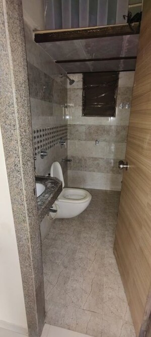 Bathroom in 1 BHK Apartment at Delta Vrindavan, Mira Road – for Rent