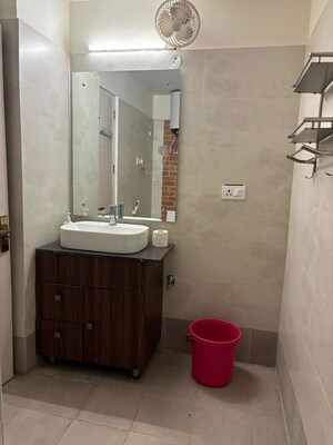 Bathroom in 3 BHK Builder Floor at Saket – for Rent