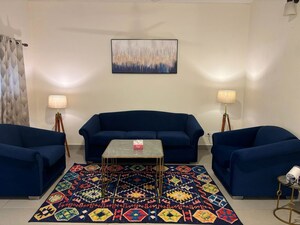 Living Room in 3 BHK Builder Floor at Saket – for Rent