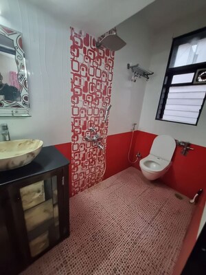 Bathroom in 2 BHK Apartment at Raheja Complex, Malad East – for Rent