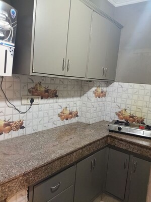 Kitchen in 1 BHK Builder Floor at Malviya Nagar – for Rent
