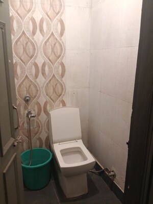 Bathroom in 1 BHK Builder Floor at Malviya Nagar – for Rent