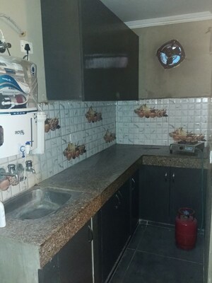 Kitchen in 1 BHK Builder Floor at Malviya Nagar – for Rent
