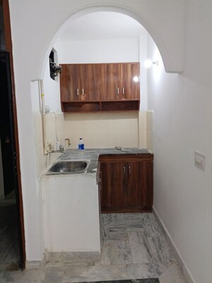 Kitchen in 1 BHK Builder Floor at Malviya Nagar – for Rent