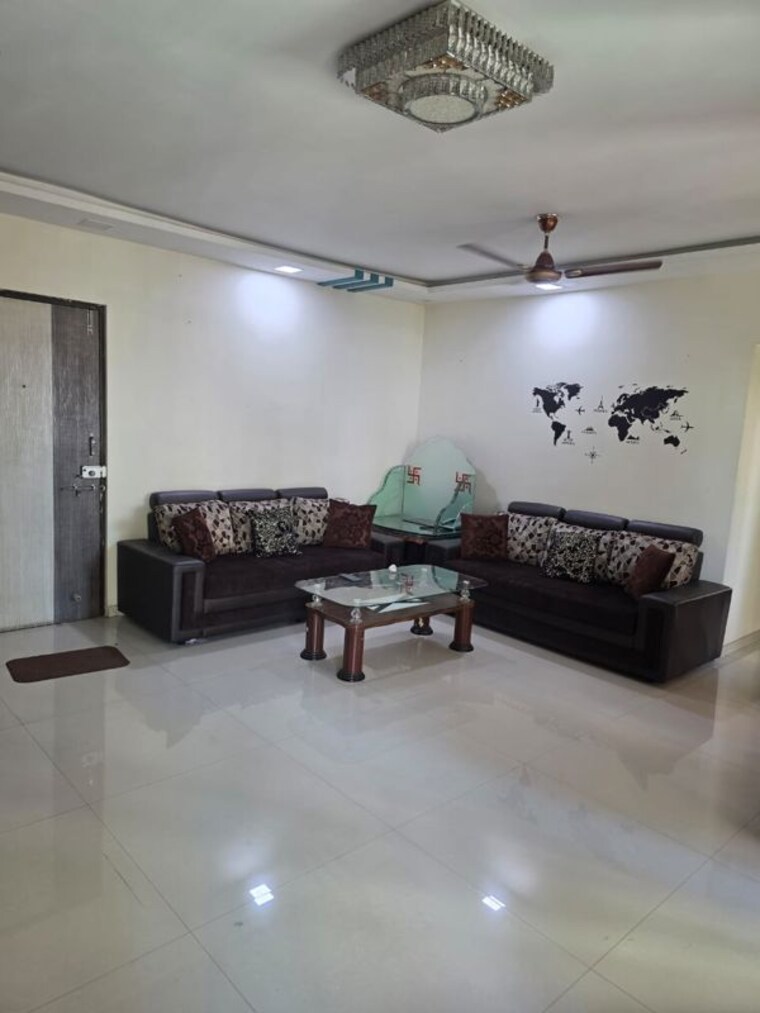 Living Room, prakruti-pearl 3 Bedroom 1050 Sq.Ft. Apartment In Ghodbunder Road Thane 10350135