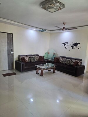 Living Room in 3 BHK Apartment at Prakruti Pearl, Ghodbunder Road – for Rent