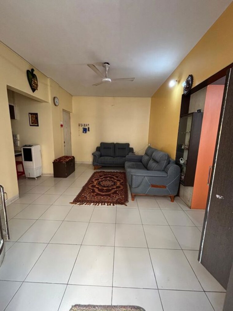 Living Room, bhansali-whispering-winds 2 Bedroom 1000 Sq.Ft. Apartment In Pashan Pune 10350141