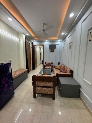Living Room in 2 BHK Apartment at Chattarpur – for Rent