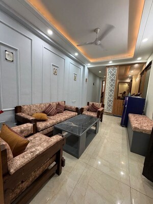 Living Room in 2 BHK Apartment at Chattarpur – for Rent