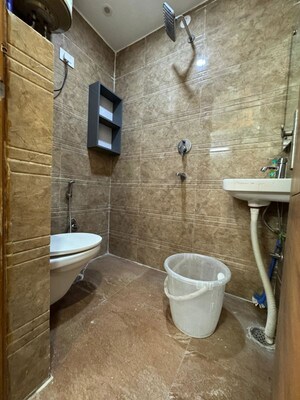 Bathroom in 2 BHK Apartment at Chattarpur – for Rent