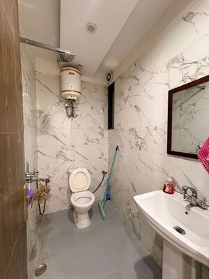 Bathroom in 1 BHK Apartment at Chattarpur – for Rent