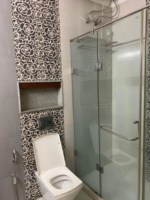 Bathroom in 3 BHK Builder Floor at Kailash Colony – for Rent