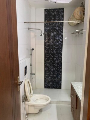Bathroom in 3 BHK Builder Floor at Kailash Colony – for Rent