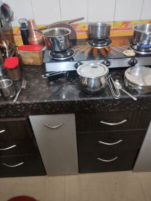 Team Area in 1 BHK Apartment at JVM Aroma, Kasarvadavali – for Rent