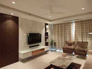 Living Room in 3.5 BHK Apartment at Panchshil Towers, Kharadi – for Rent