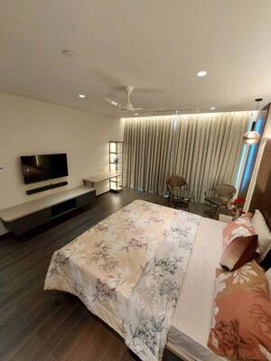 Bedroom in 3.5 BHK Apartment at Panchshil Towers, Kharadi – for Rent