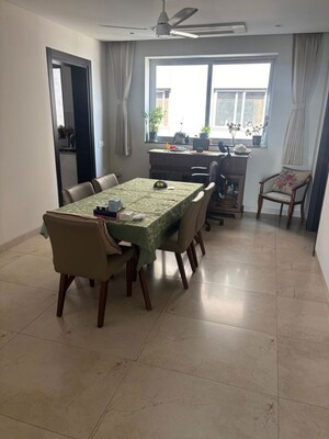 Dining area in 4 BHK Apartment at Panchshil Towers, Kharadi – for Rent