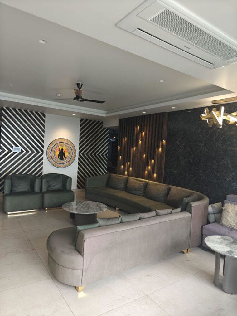 Living Room, panchshil-towers 4 Bedroom 2523 Sq.Ft. Apartment In Kharadi Pune 10350259