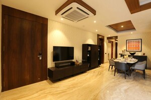 Living Room in 3.5 BHK Apartment at Panchshil Towers, Kharadi – for Rent