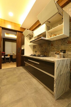Kitchen in 3.5 BHK Apartment at Panchshil Towers, Kharadi – for Rent
