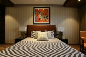 Bedroom in 3.5 BHK Apartment at Panchshil Towers, Kharadi – for Rent
