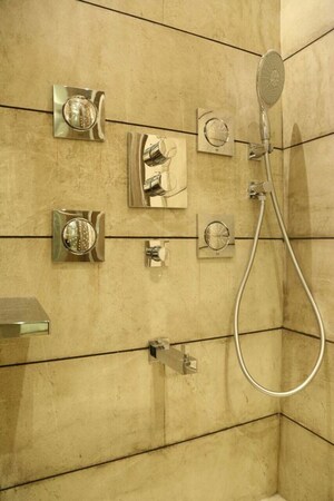 Bathroom in 3.5 BHK Apartment at Panchshil Towers, Kharadi – for Rent