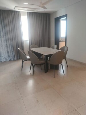 Dining area in 4 BHK Apartment at Panchshil Towers, Kharadi – for Rent