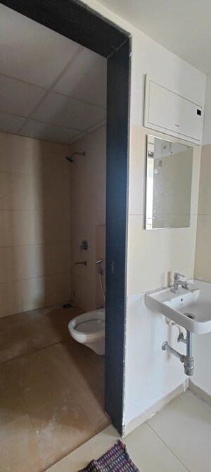 Bathroom in 2 BHK Apartment at Shapoorji Pallonji Joyville Hinjewadi, Hinjewadi – for Rent
