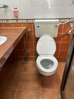 Bathroom in 3 BHK Apartment at Sarala Roses, Baner – for Rent