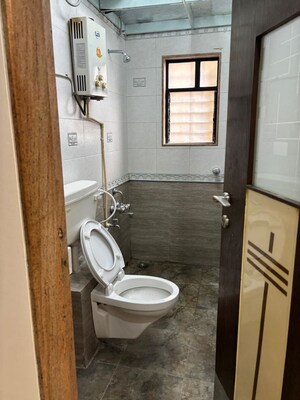 Bathroom in 3 BHK Apartment at Sarala Roses, Baner – for Rent