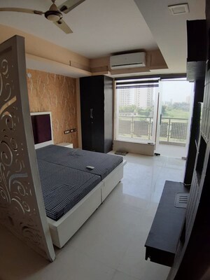 Kitchen in 1 RK Apartment at Golden Damas Studio Apartment, Sector 67 – for Rent