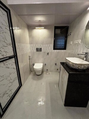 Bathroom in 2 BHK Apartment at Asthavinayak CHS Malad West, Malad West – for Rent