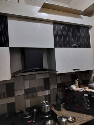 Kitchen in 2 BHK Apartment at Amrapali Dream Valley, Tech Zone 4 Greater Noida – for Rent