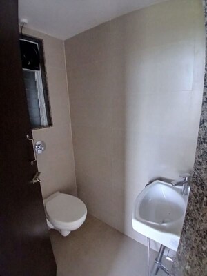Bathroom in 1 BHK Apartment at Group Satellite Aarambh, Malad East – for Rent